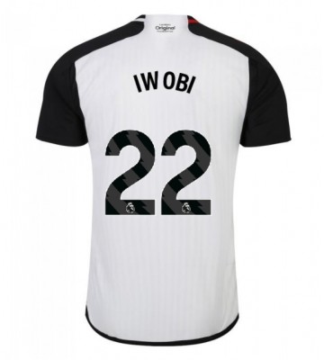 Fulham Alex Iwobi #22 Primera Equipación 2023-24 Manga Corta